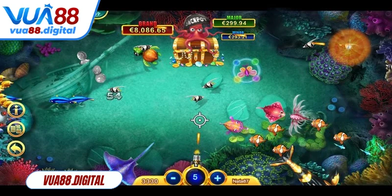 Bắn cá jackpot là trò chơi nổi bật nhờ cơ hội nhận thưởng khủng