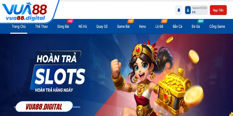 Vua88 hoàn trả 100% là chương trình ưu đãi hấp dẫn cho game thủ